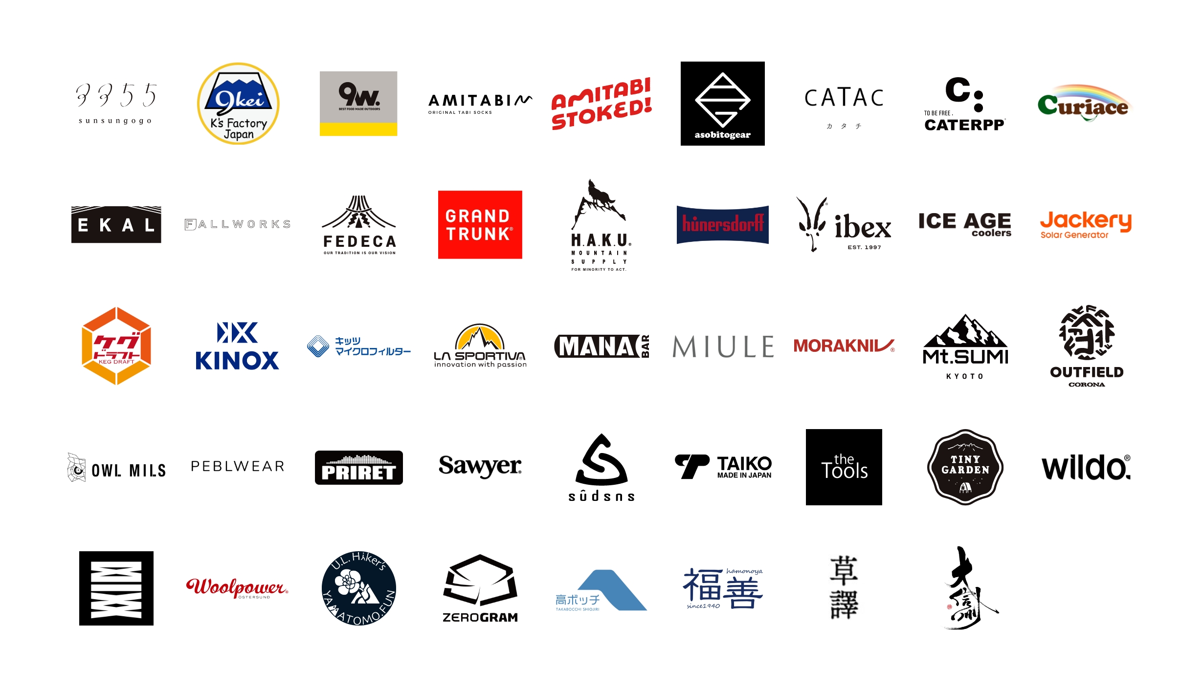 アウトドア用品色々 peak Trangia MSR  Logos アウトドアブランド ロゴステッカー 13枚セット まとめ売り｜Yahoo